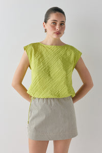 Zina Top Lime