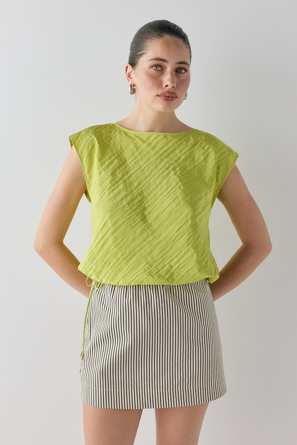 Zina Top Lime - size:Ruby:AU 6 / US 2