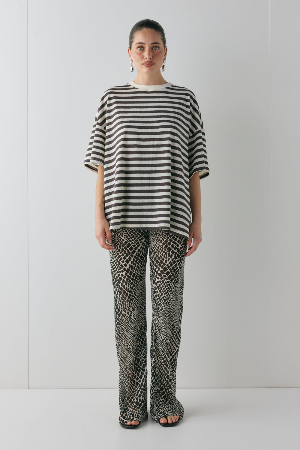 Remi Sheer Pants Croc