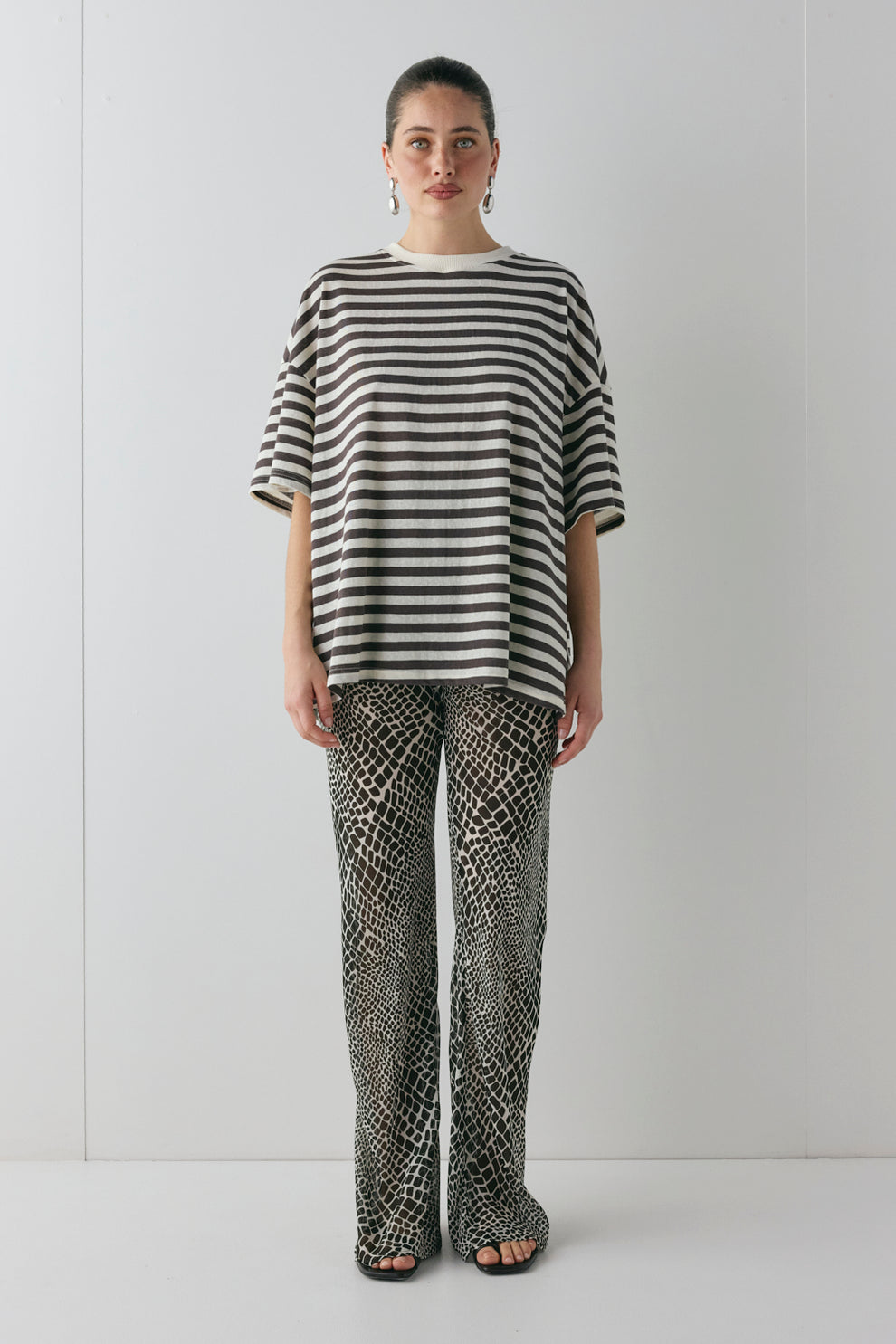 Remi Sheer Pants Croc