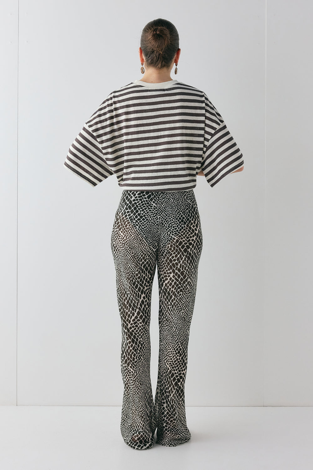 Remi Sheer Pants Croc