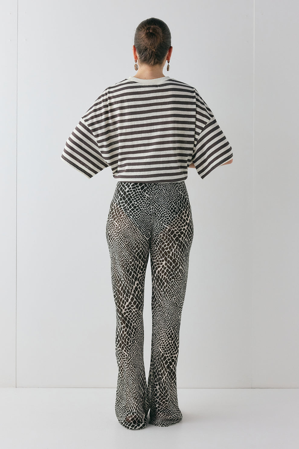 Remi Sheer Pants Croc