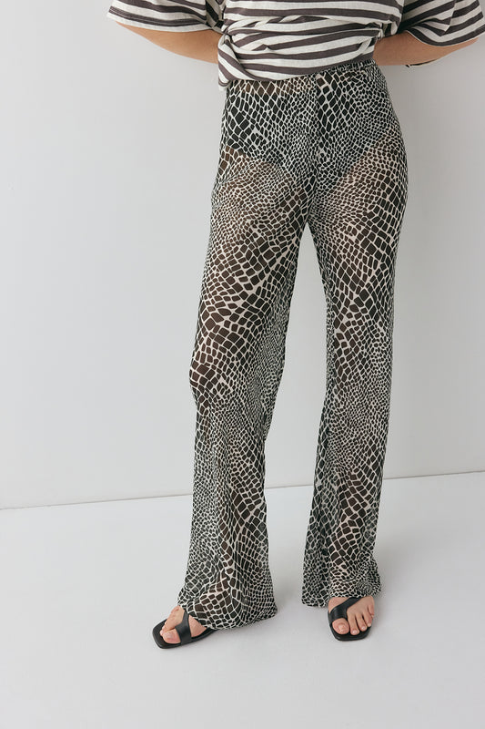Remi Sheer Pants Croc - size:Ruby:AU 6 / US 2