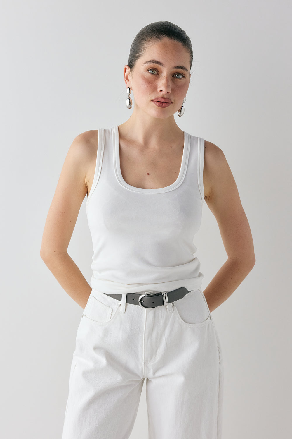 Cora Tank White - size:Ruby:AU 6 / US 2