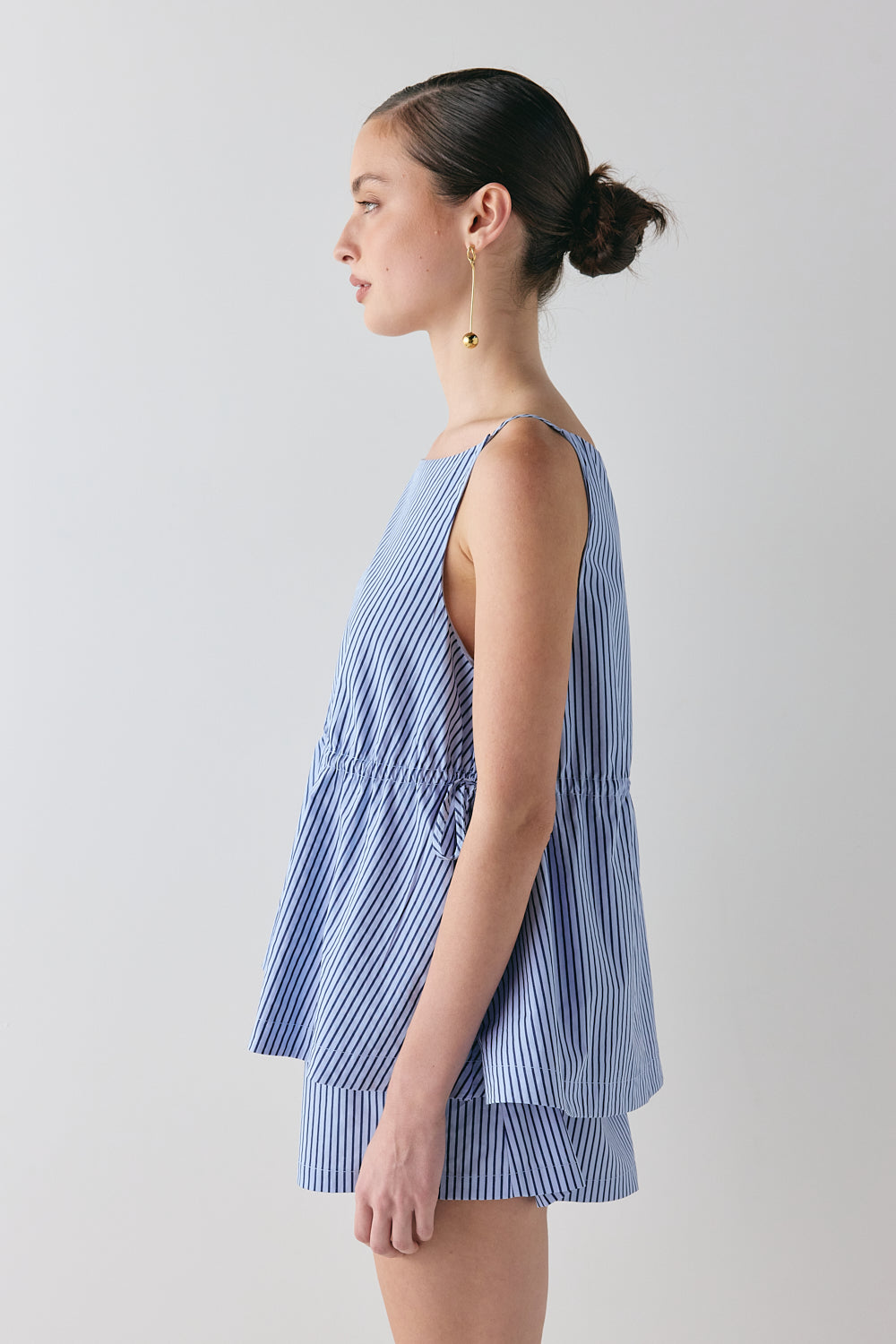Indi Top Blue Stripe