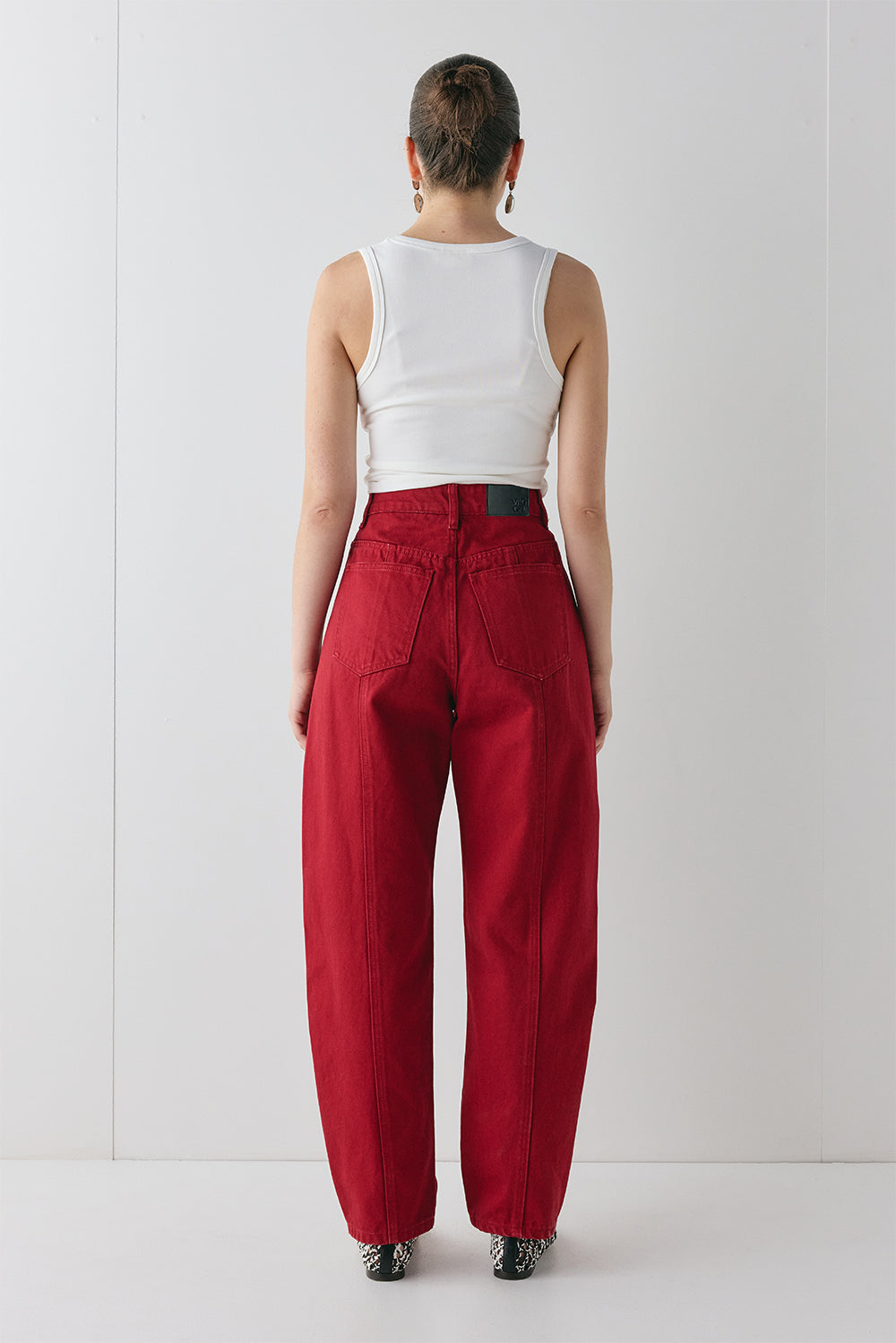 Lex Barrel Jeans Red