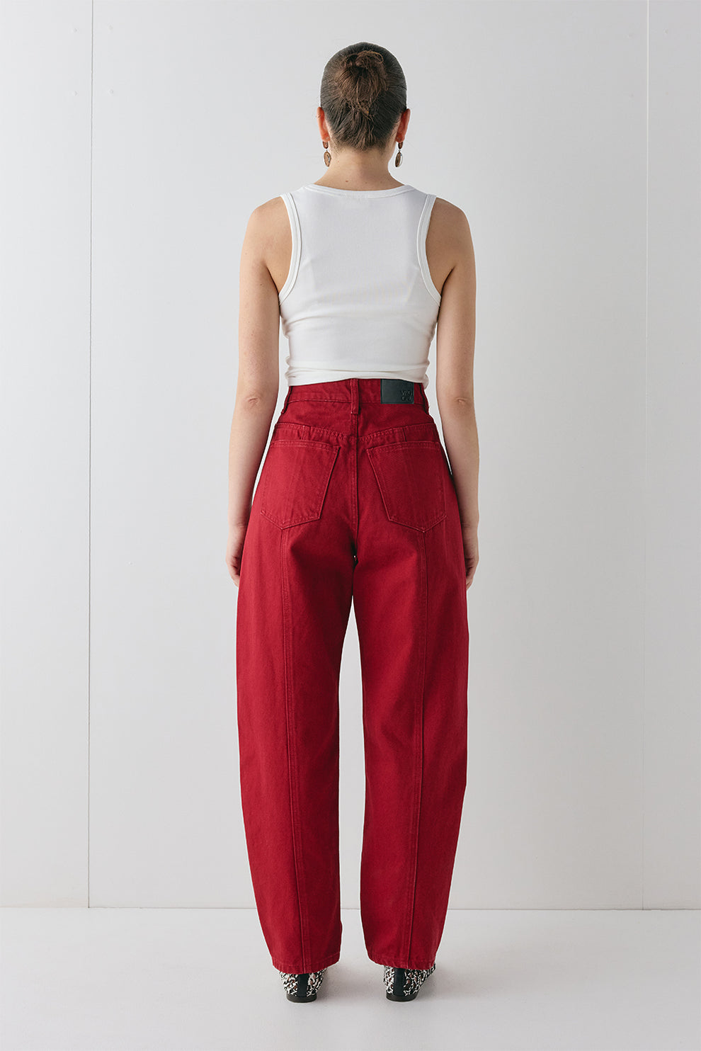 Lex Barrel Jeans Red
