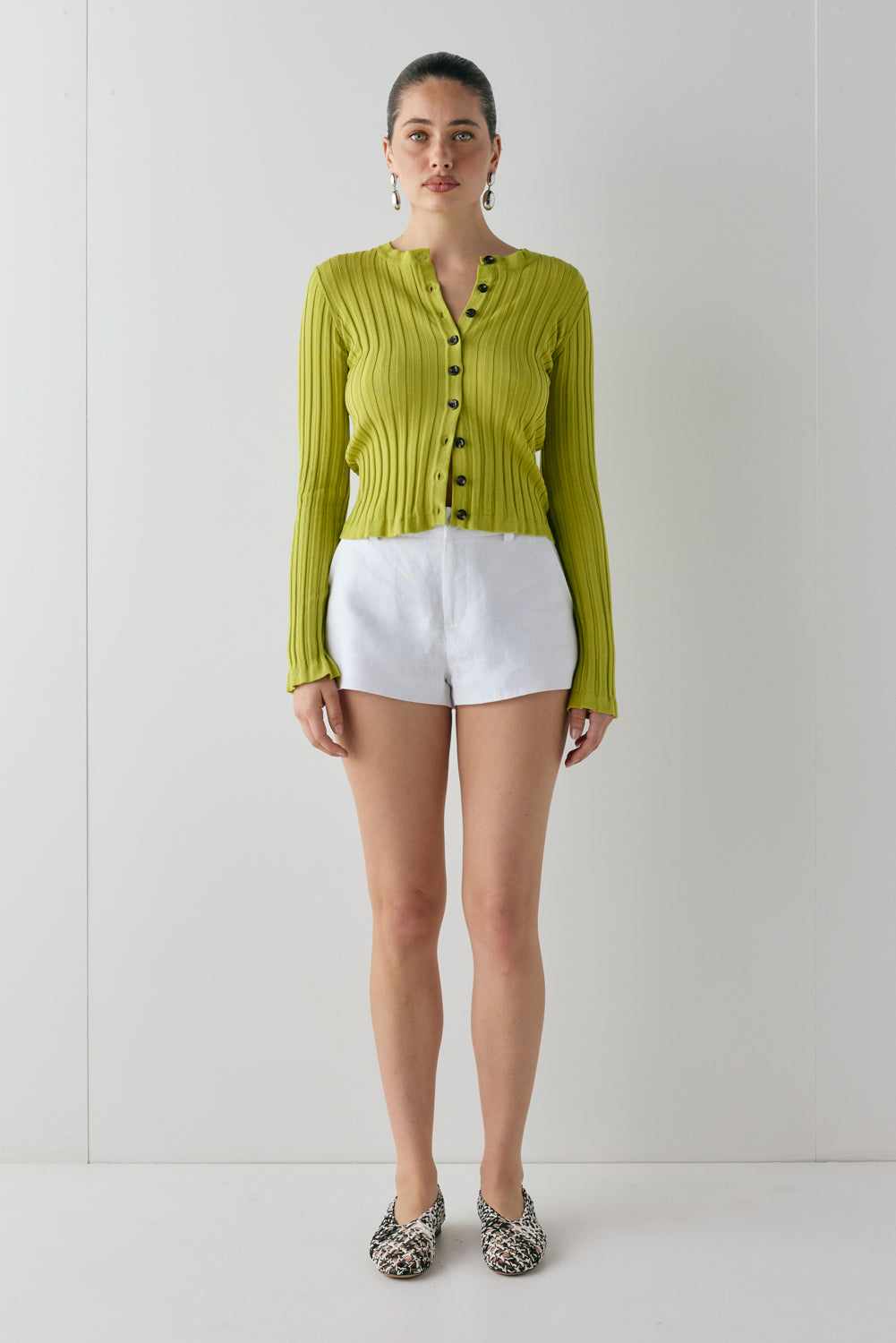 Hattie Knit Top Lime - size:Ruby:AU 6 / US 2