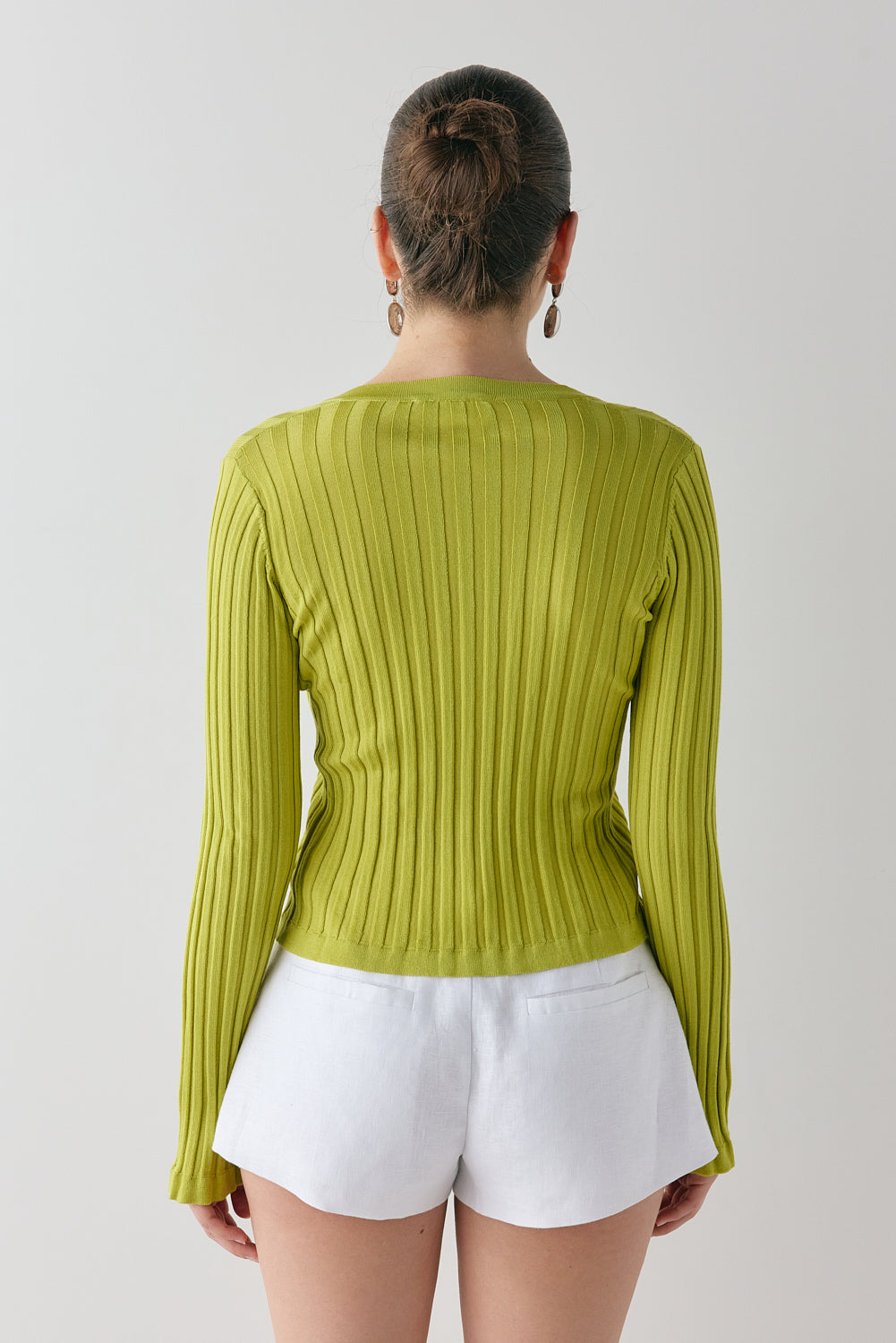 Hattie Knit Top Lime