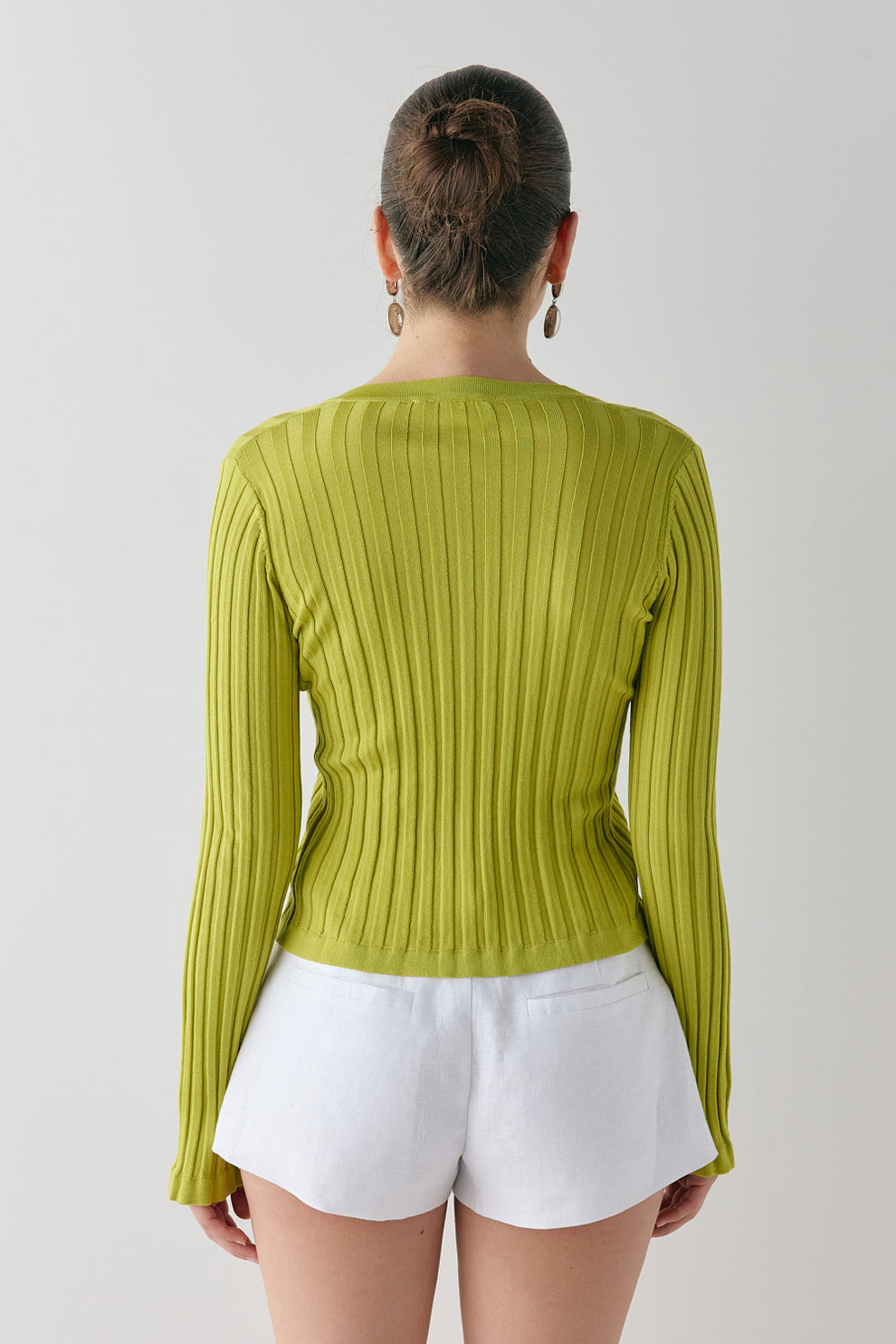 Hattie Knit Top Lime