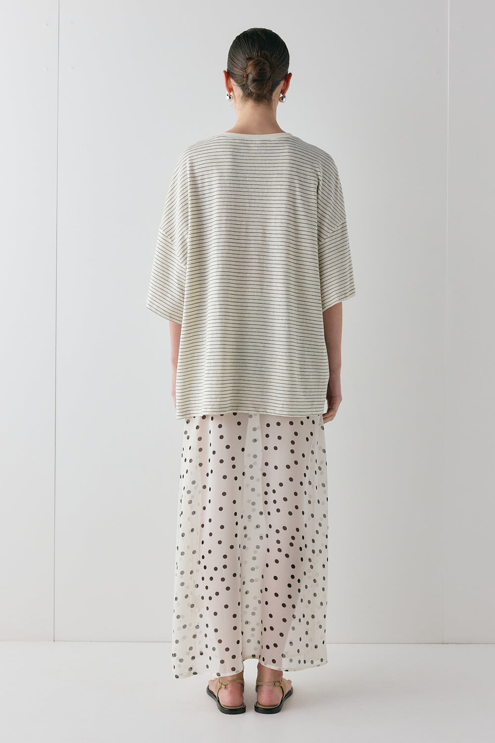 Willow Tee Grey Stripe