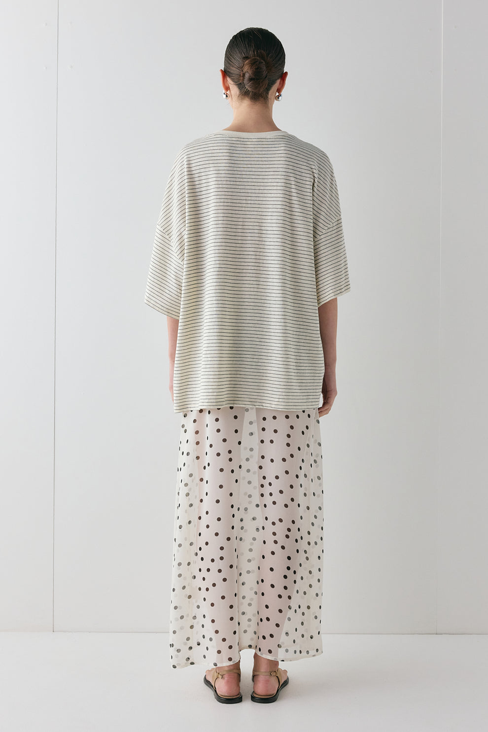 Willow Tee Grey Stripe