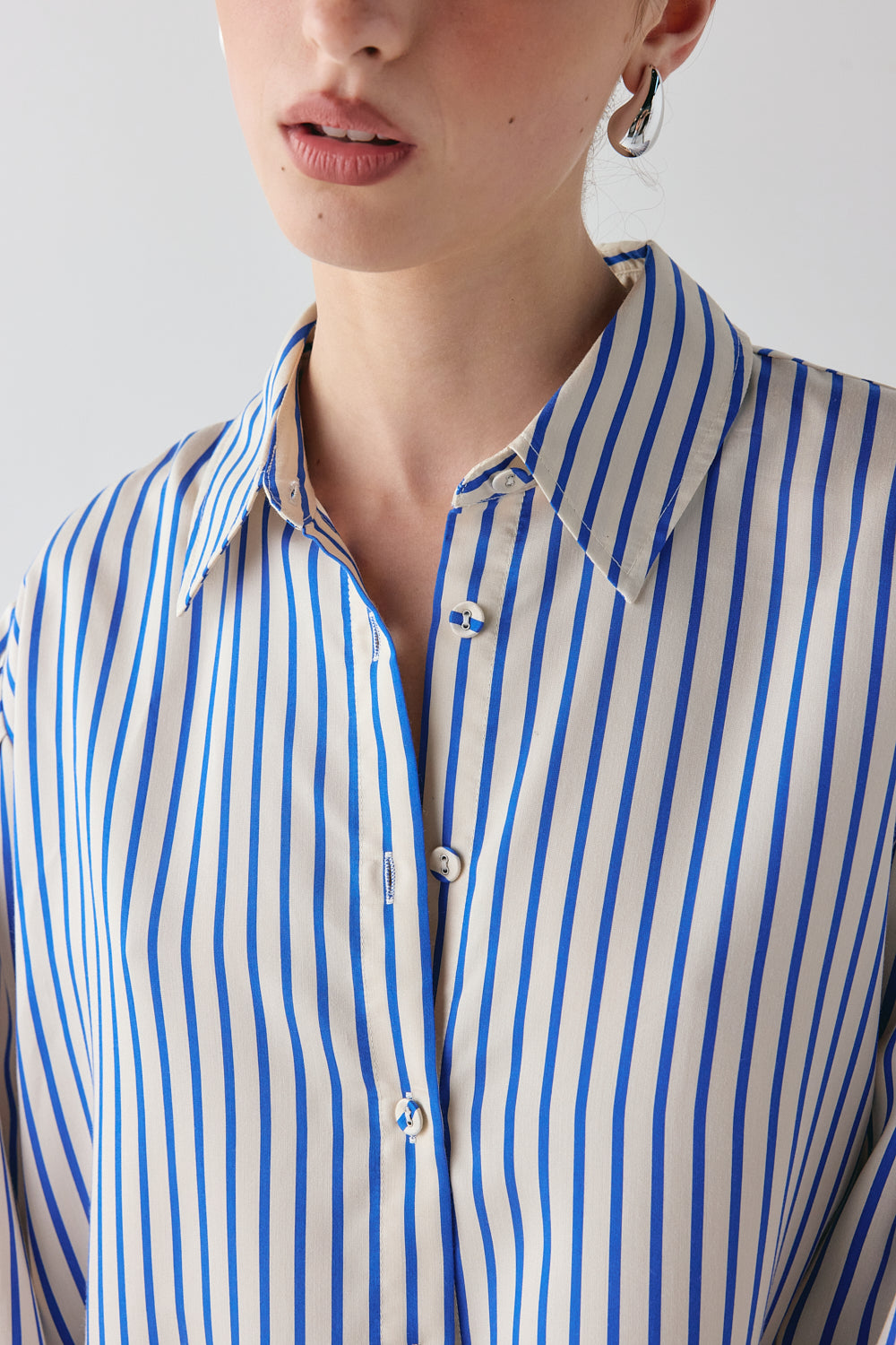 Tully Shirt Cobalt Stripe