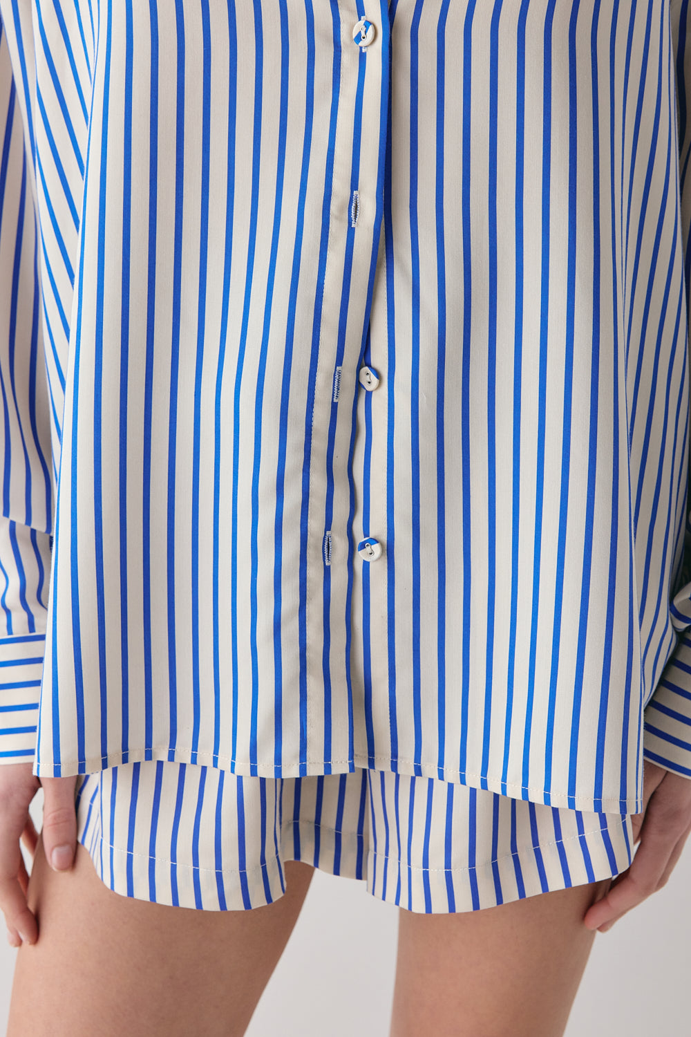 Tully Shirt Cobalt Stripe