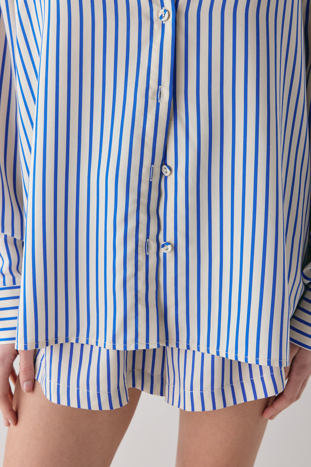Tully Shirt Cobalt Stripe