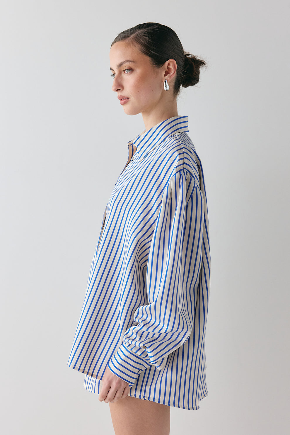 Tully Shirt Cobalt Stripe