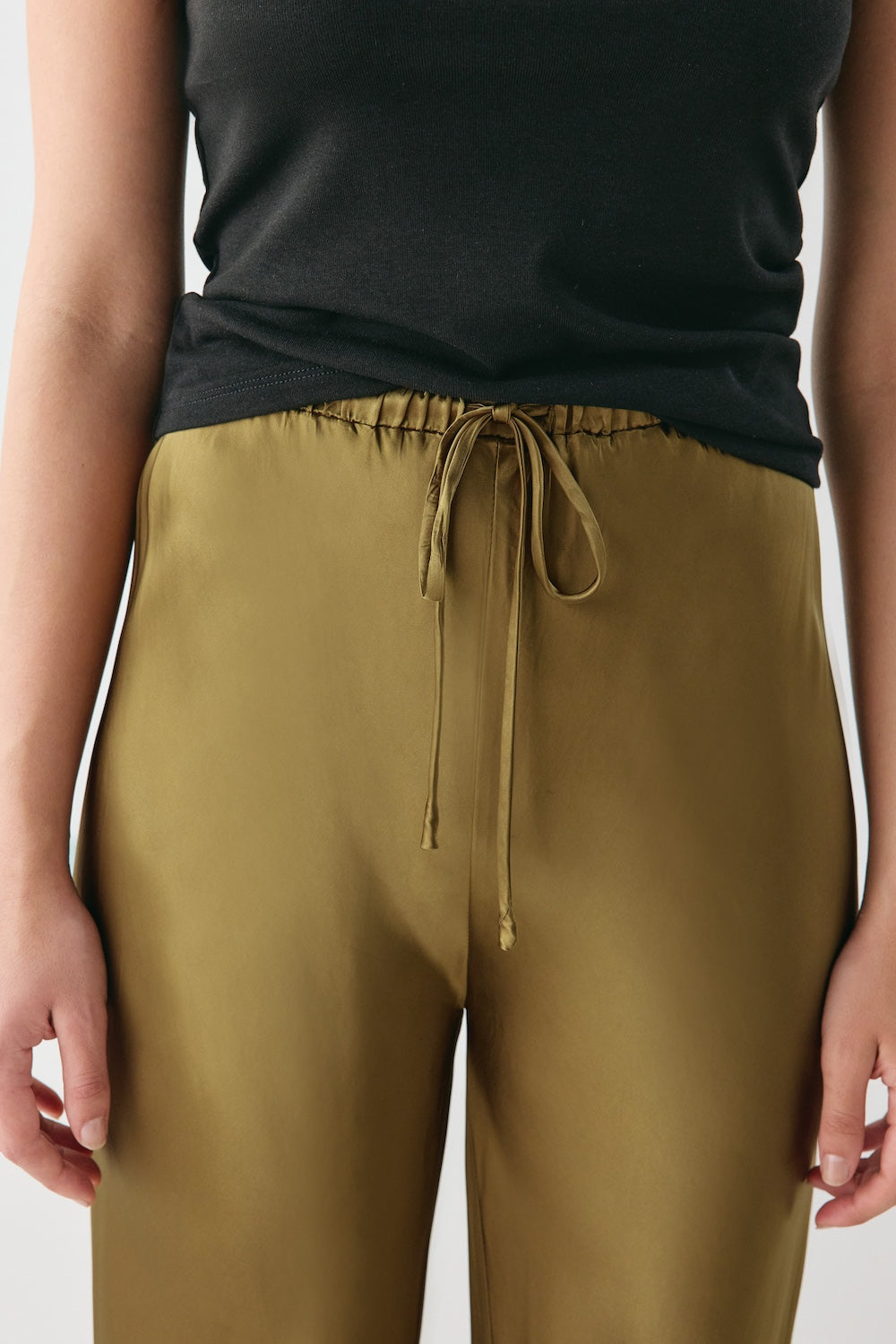 Rae Satin Pants Copper