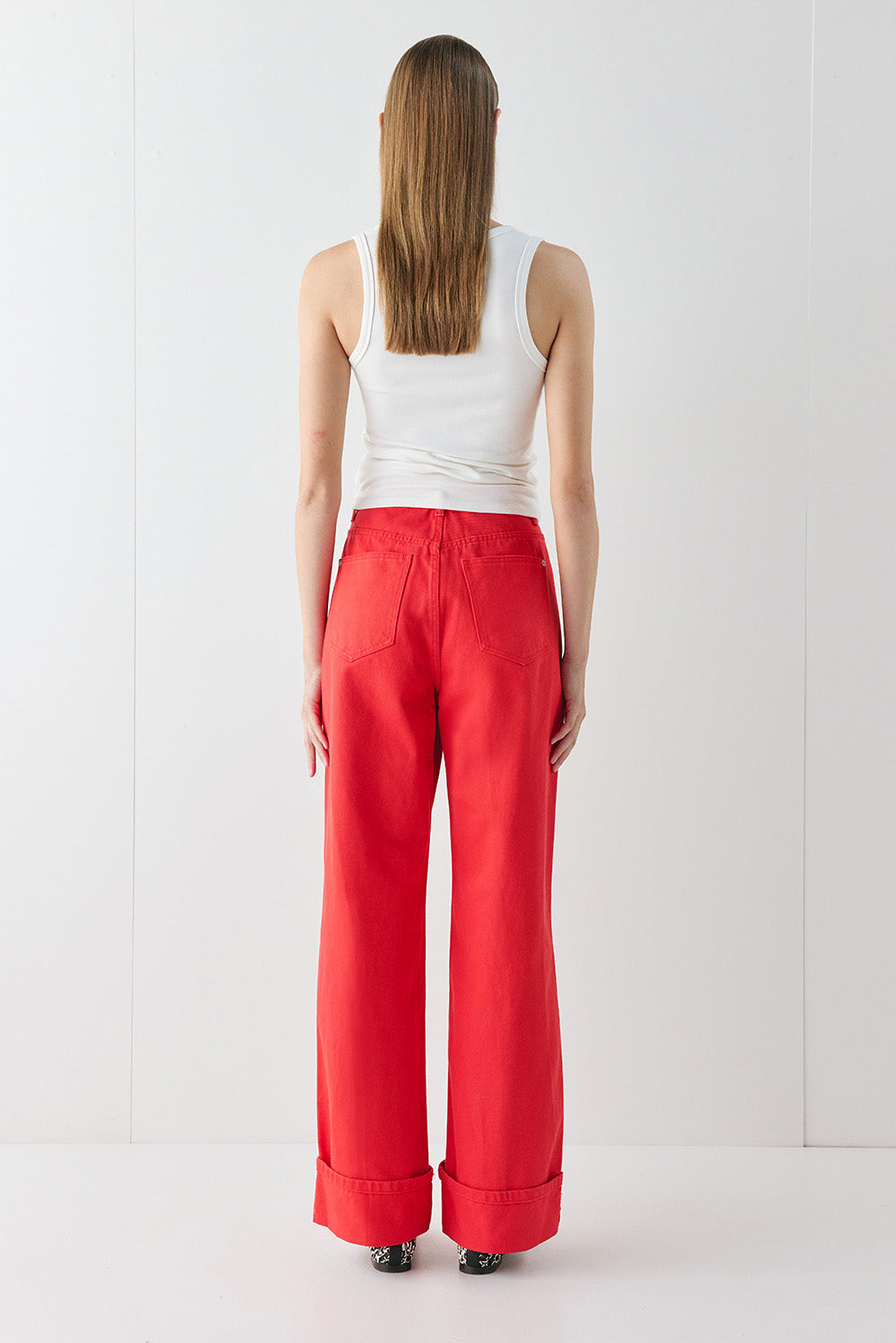 Manon Denim Jeans Red 