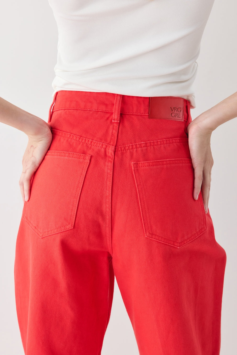 Manon Denim Jeans Red 