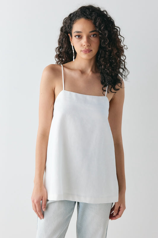 Arli Linen Top White - size:Beatrys:AU 8 / US 4