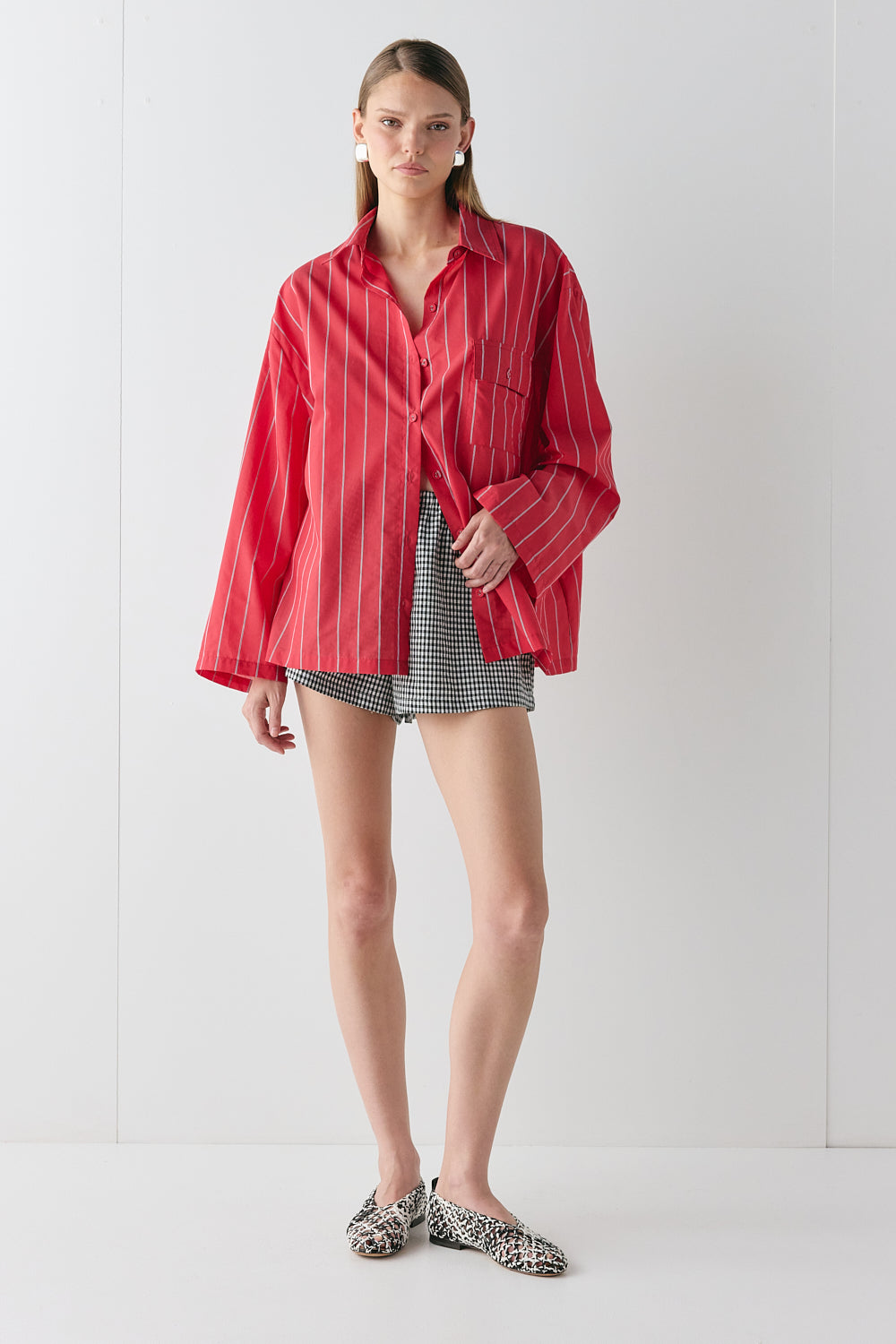 Vale Shirt Red Stripe 