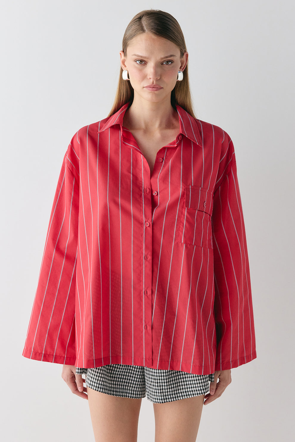 Vale Shirt Red Stripe - size:Kjnara:AU 6 / US 2