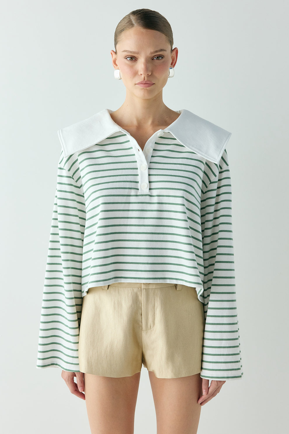 Julieta Polo Green Stripe - size:Kjnara:AU 6 / US 2