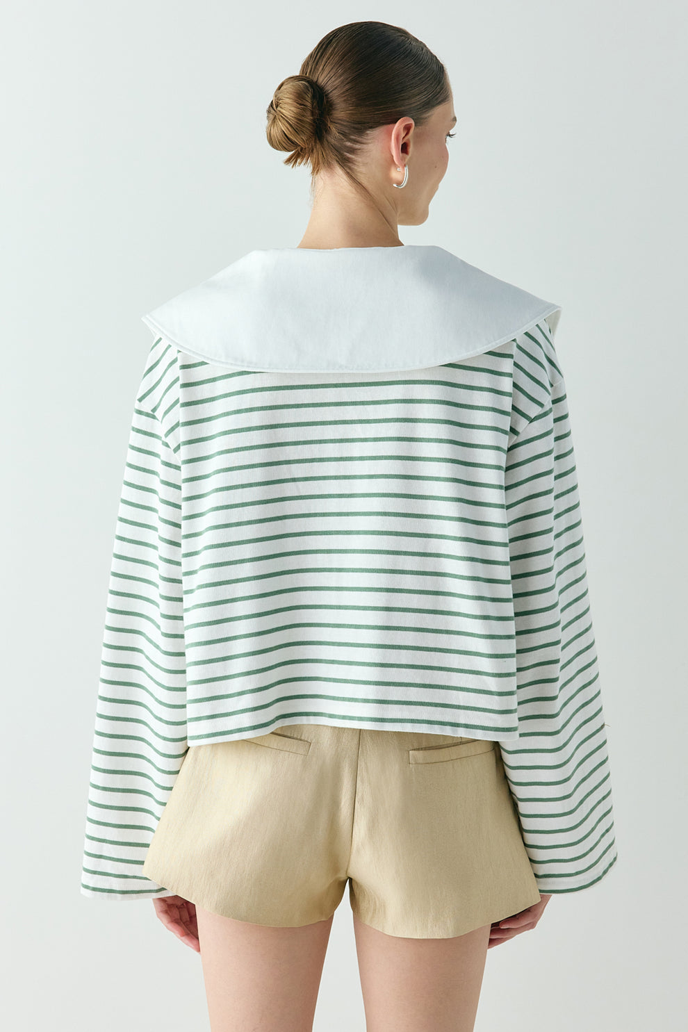 Julieta Polo Green Stripe