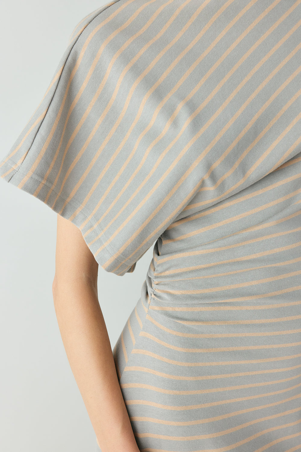 Liv Maxi Dress Apricot Stripe