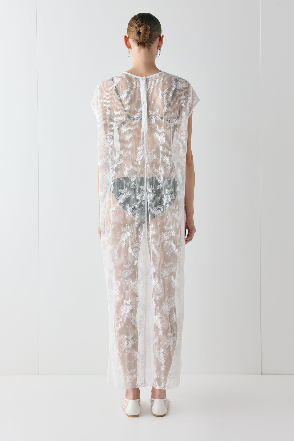 Lucienne Lace Maxi Dress White