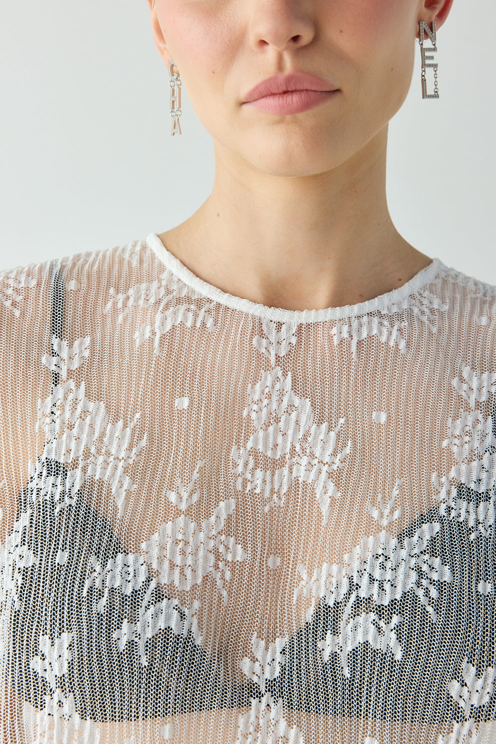 Lucienne Lace Maxi Dress White