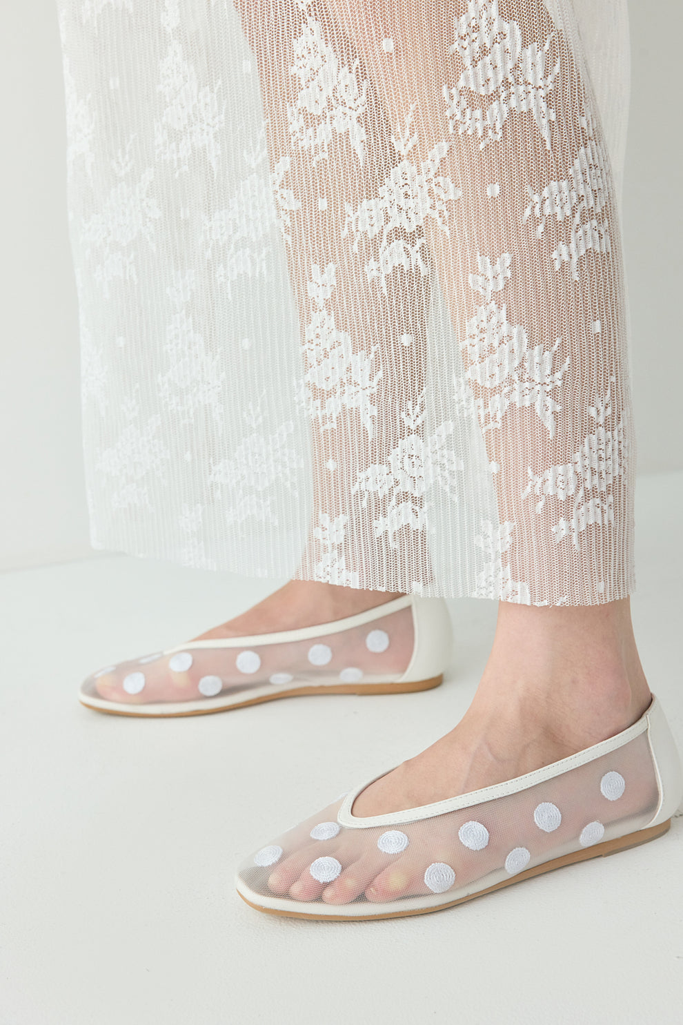 Lucienne Lace Maxi Dress White