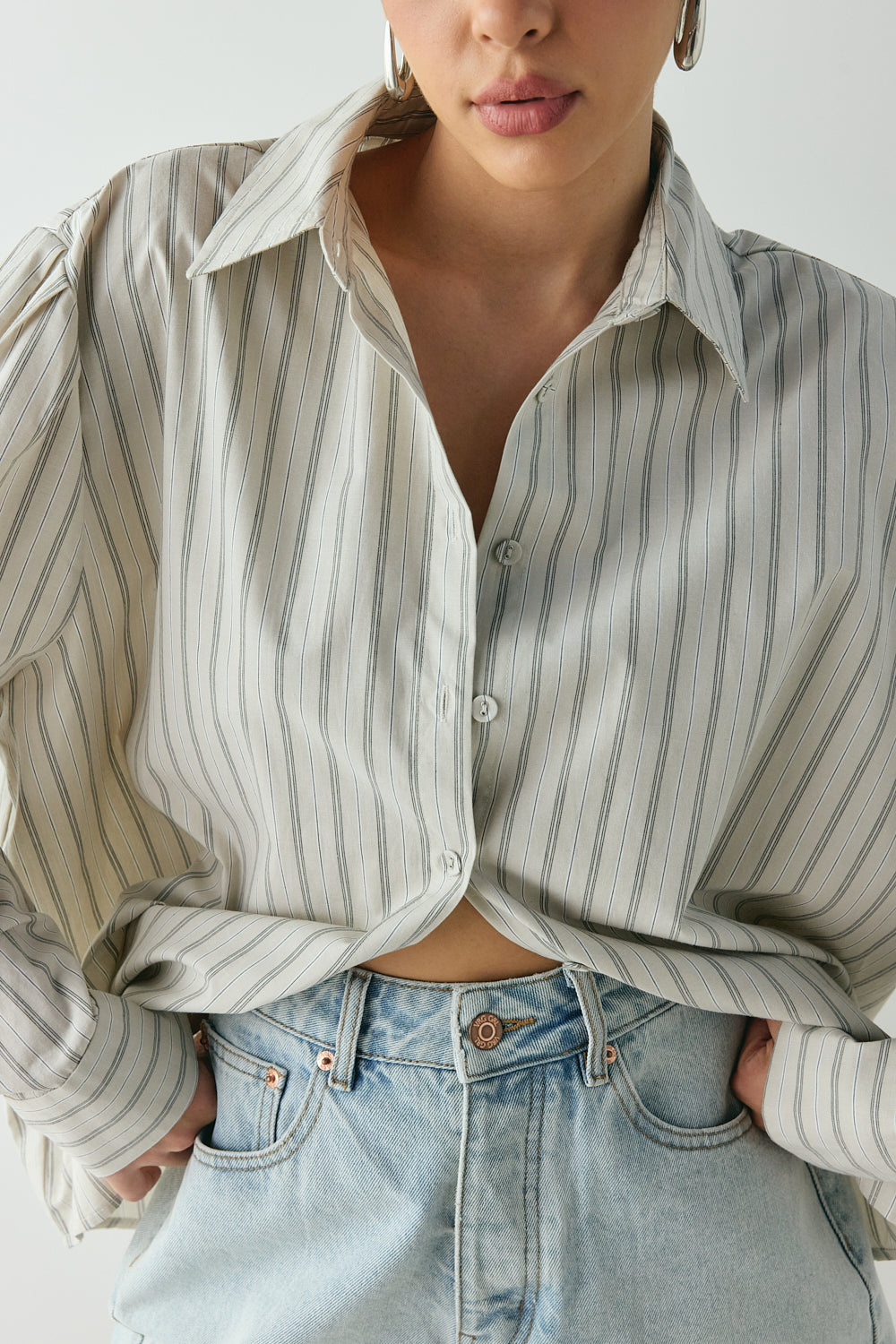 Tully Shirt Oat Stripe 