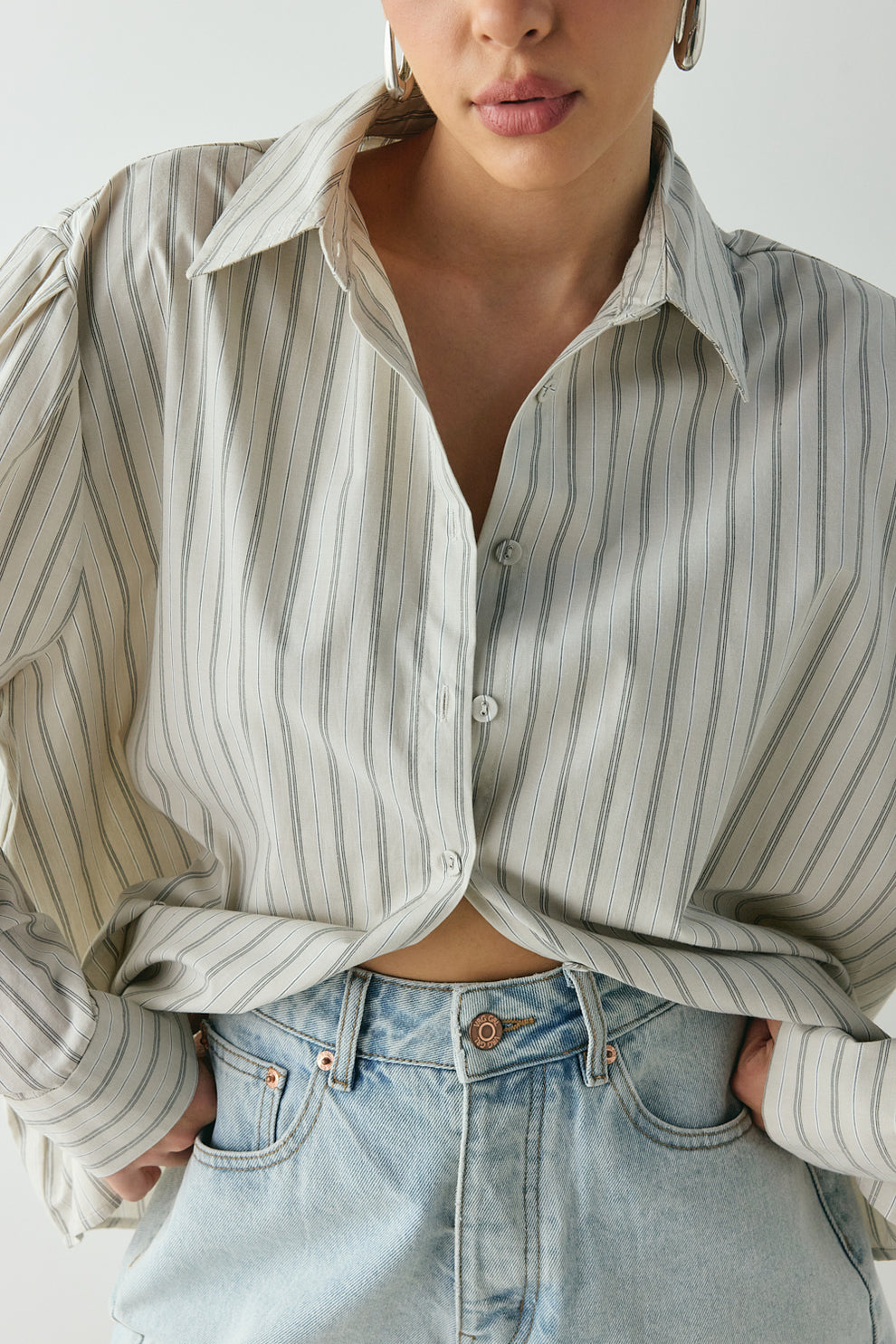 Tully Shirt Oat Stripe 