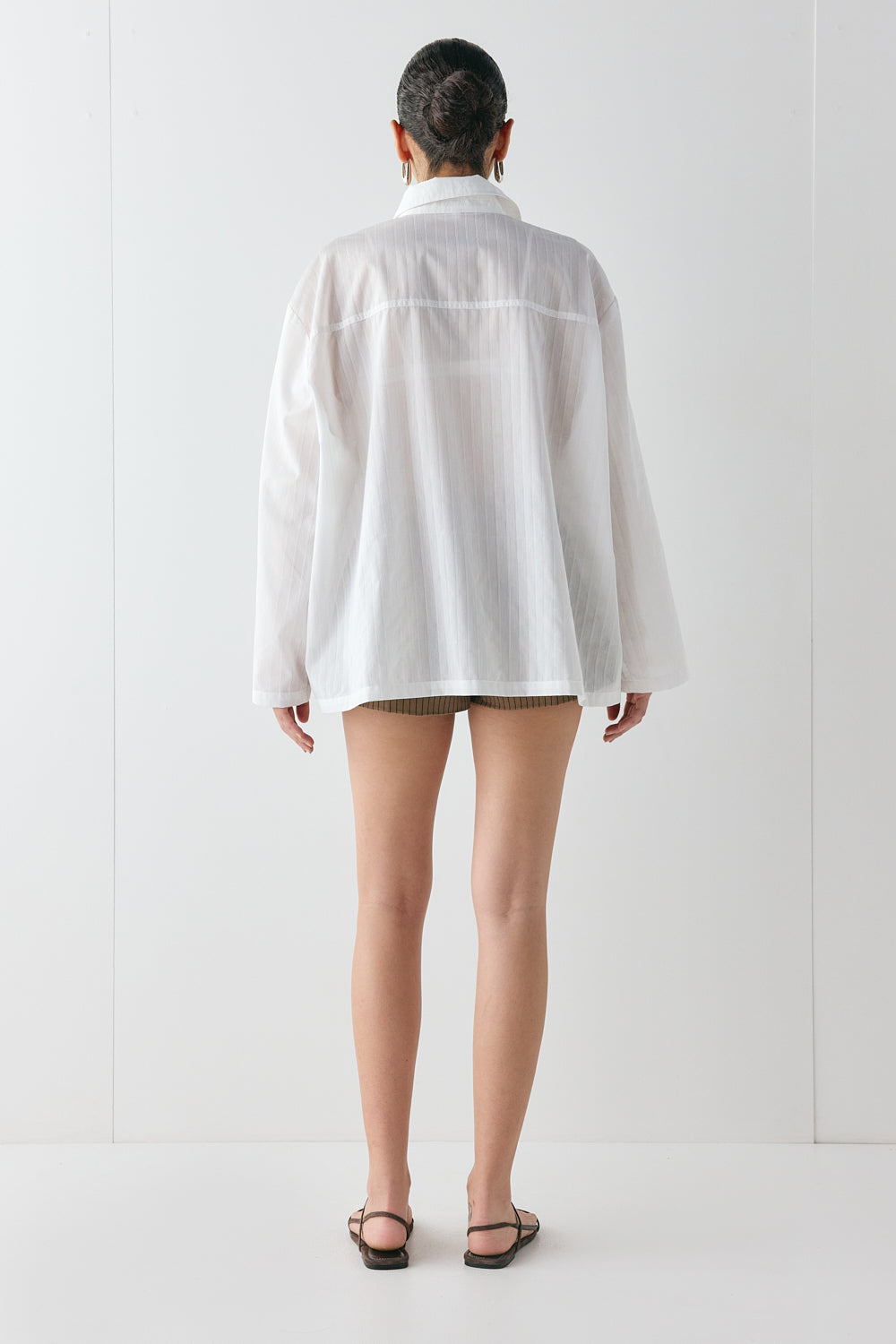 Vale Shirt White Stripe 