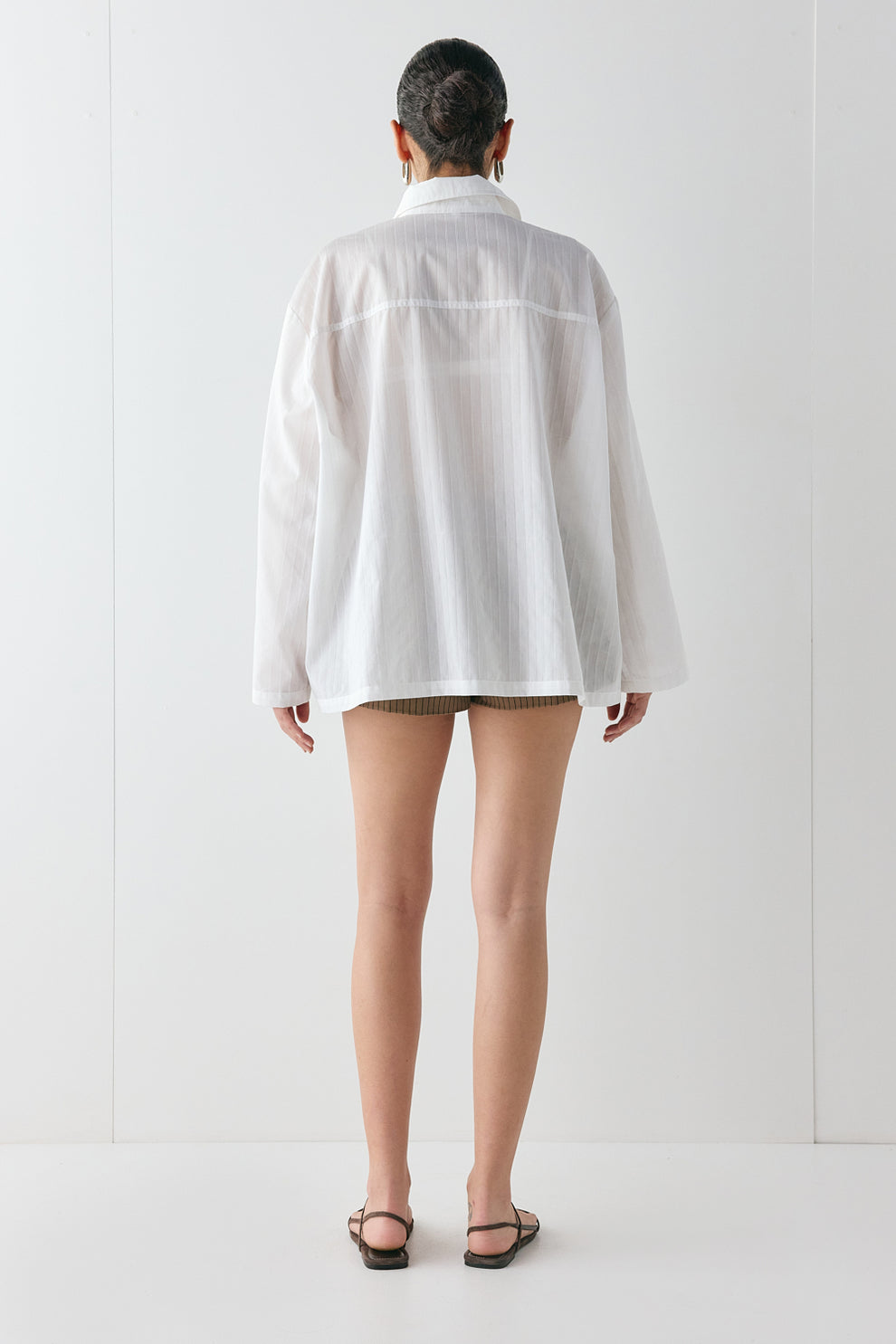 Vale Shirt White Stripe 