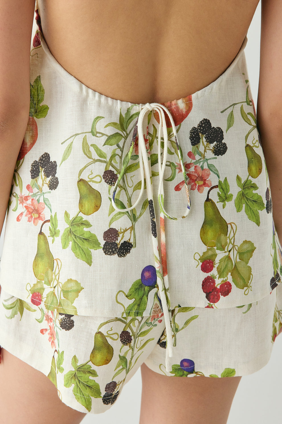 Sierra Linen Top Orchard