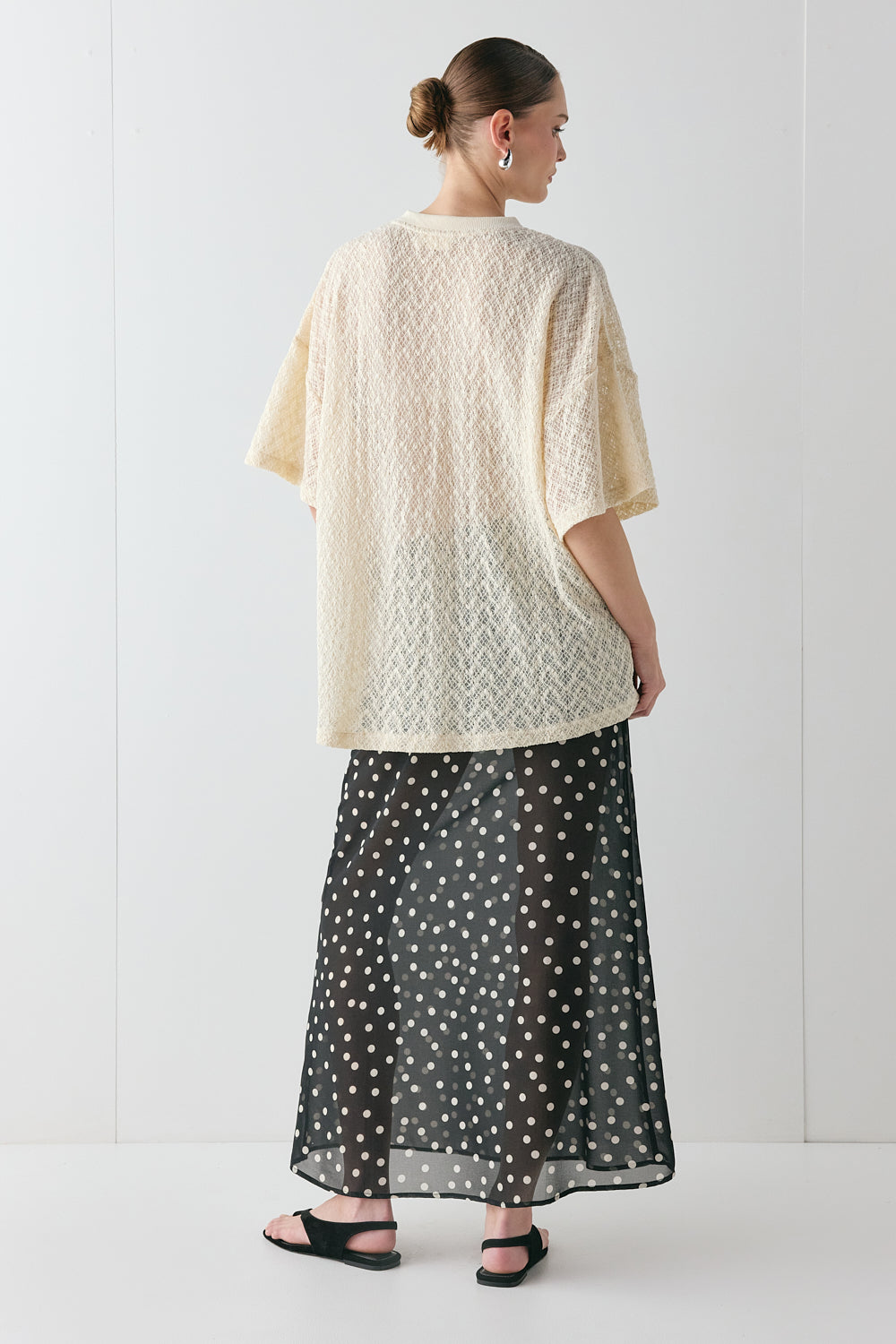 Willow Lace Tee Cream