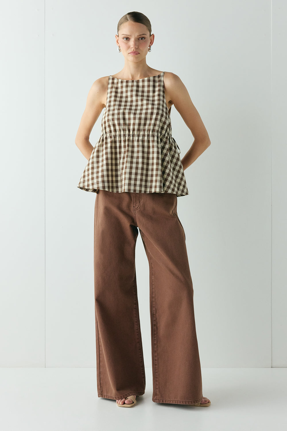 Aston Denim Jeans Chocolate