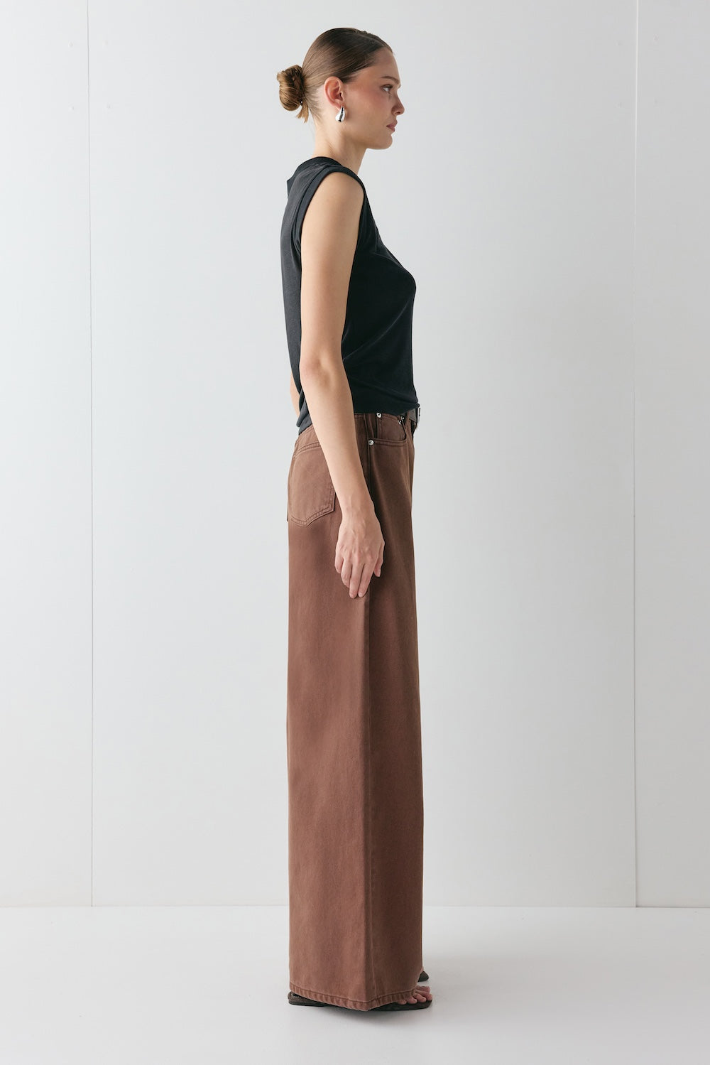 Aston Denim Jeans Chocolate