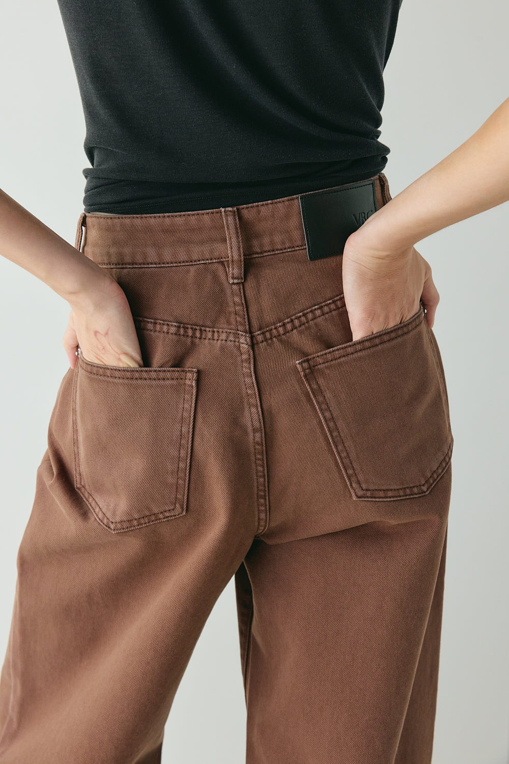 Aston Denim Jeans Chocolate