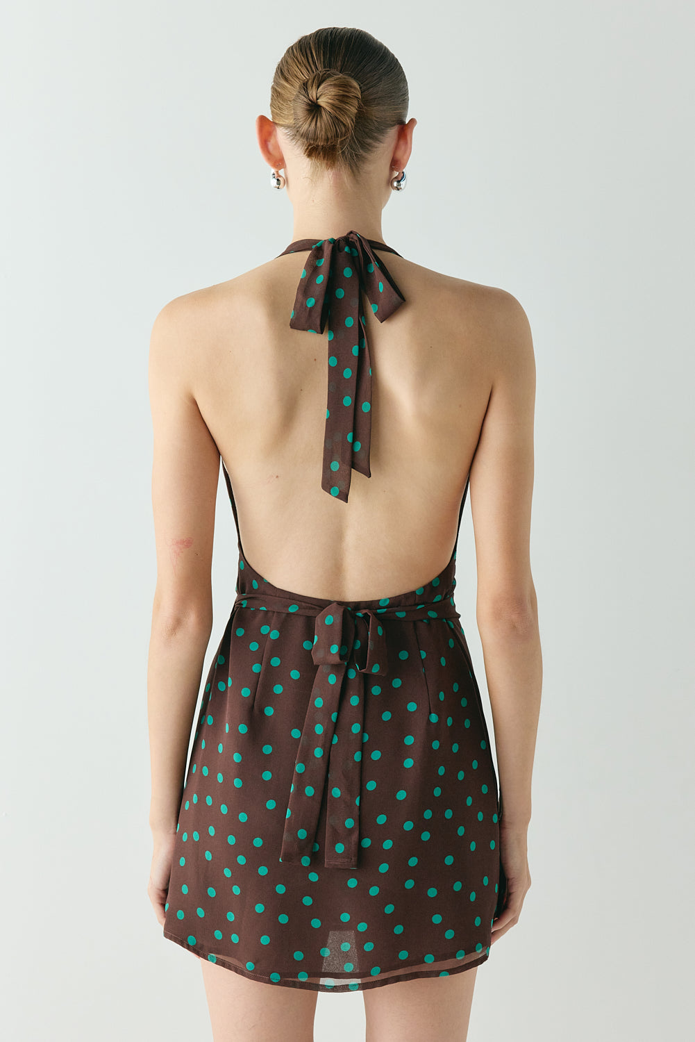 Zinnia Mini Dress Polka Dot – VRG GRL
