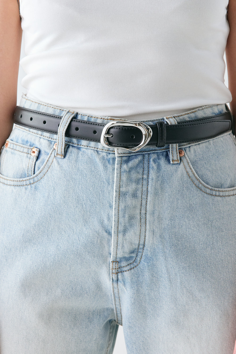 Mali Leather Belt Black