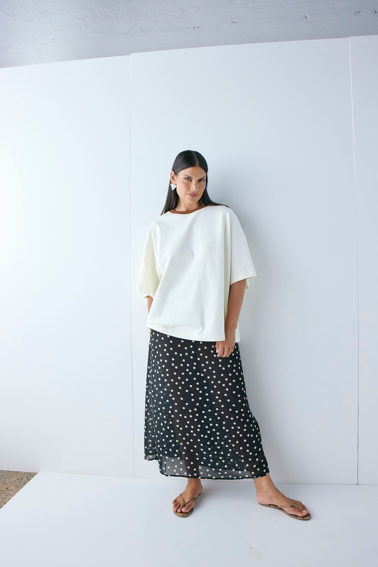 Willow Tee Cream - size:Pala:AU 12 / US 8