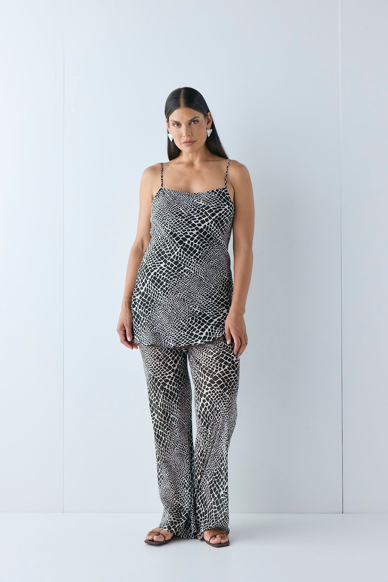 Remi Sheer Pants Croc - size:Pala:AU 12 / US 8