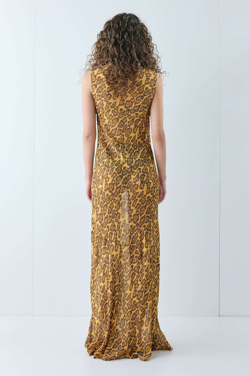 sheer leopard maxi dress Cecelia Sheer Maxi Dress Leopard – VRG GRL