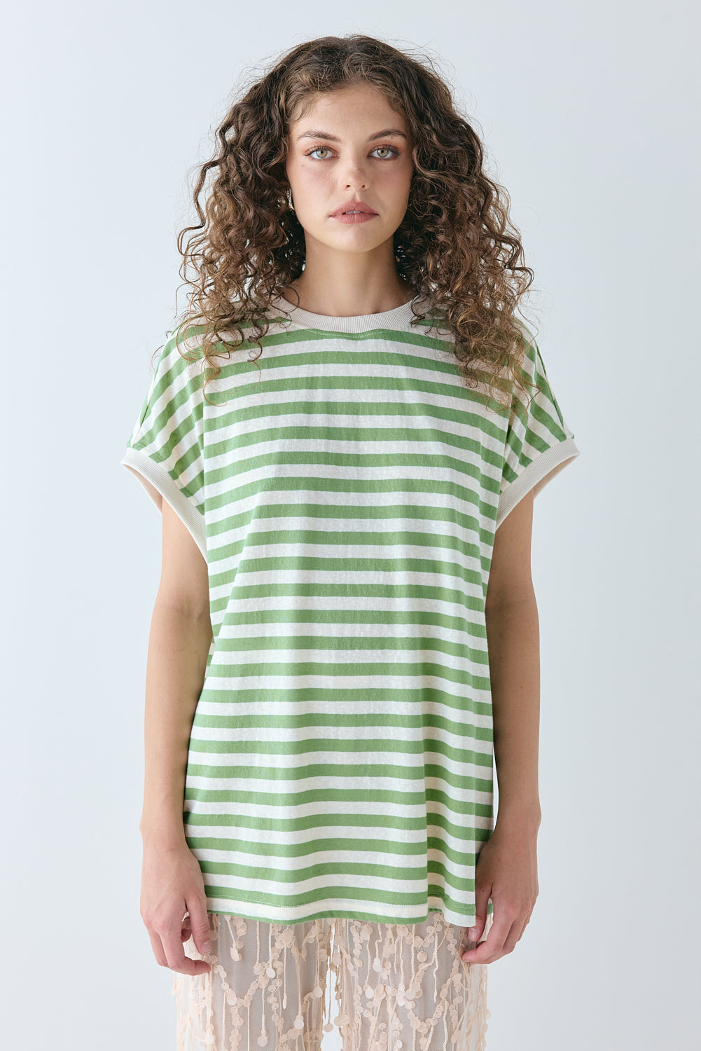 Lori Tank Green Stripe - size:Lillian:AU 6 / US 2