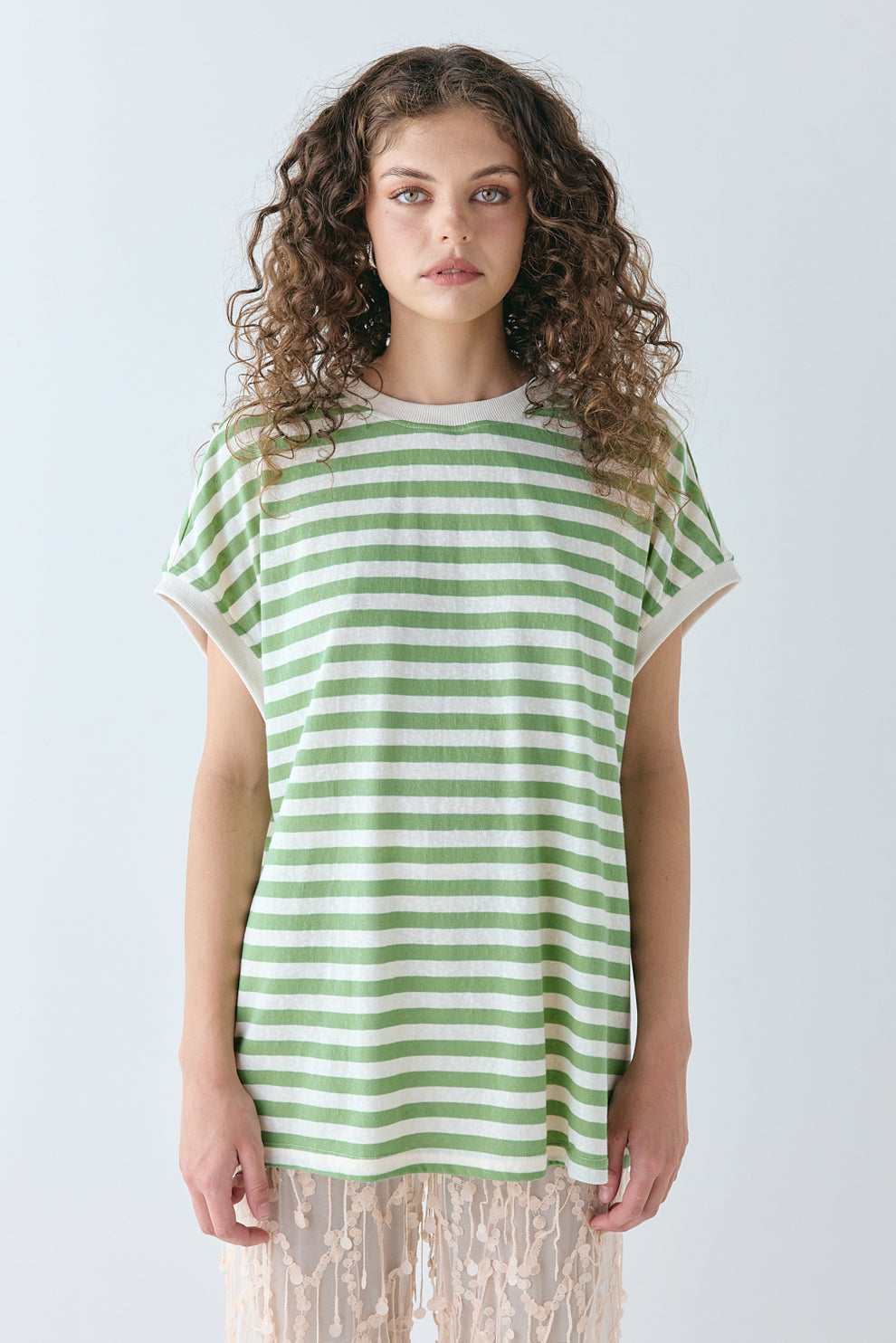 Lori Tank Green Stripe - size:Lillian:AU 6 / US 2
