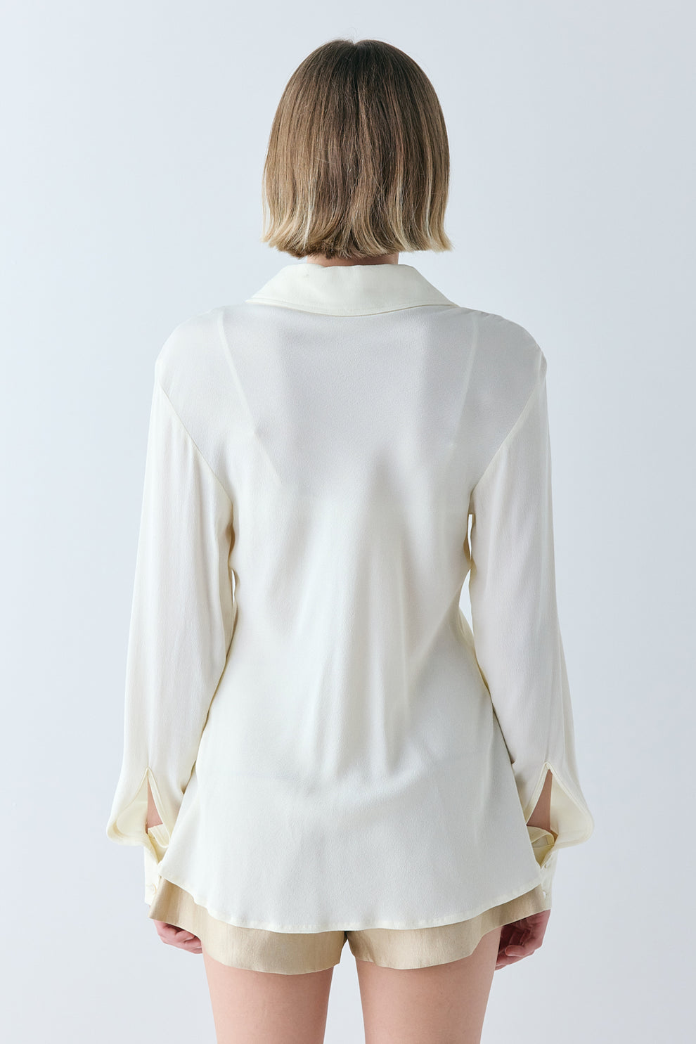 Mila Bias Shirt Cream