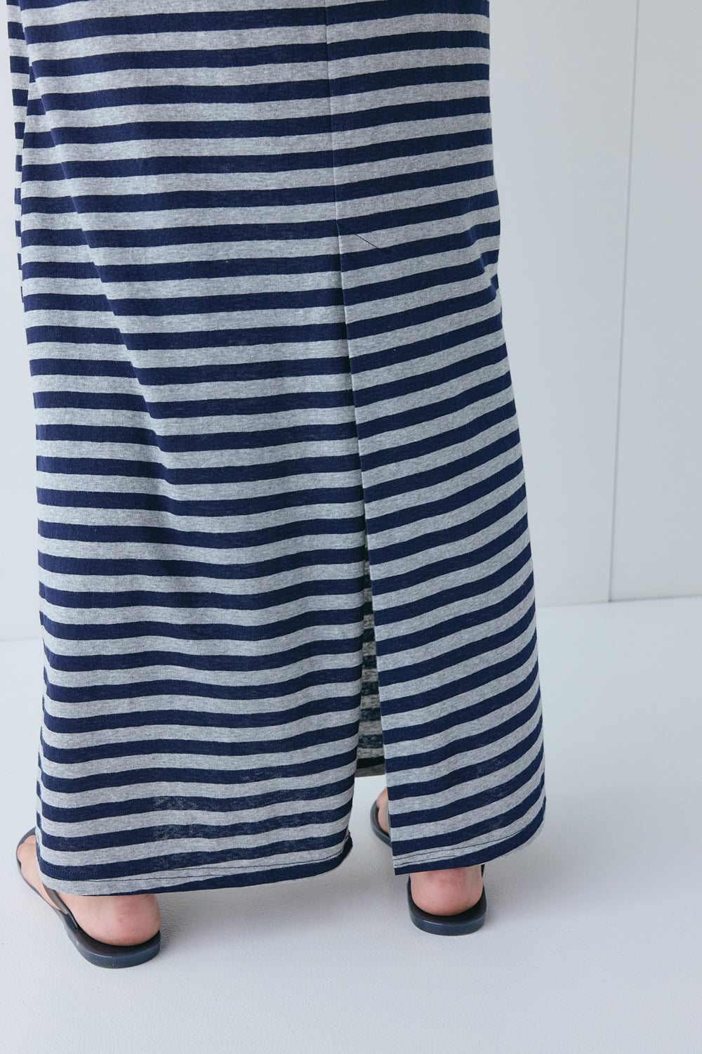 Tamsin Maxi Skirt Navy Stripe